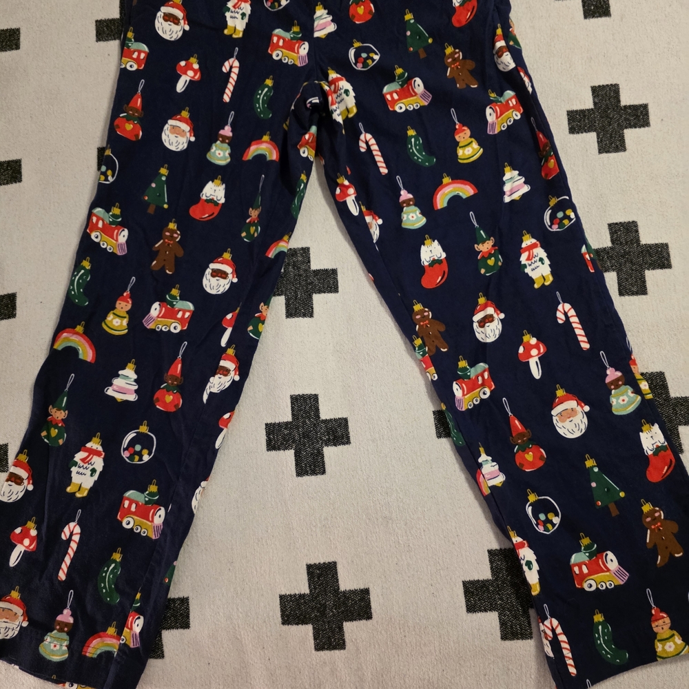 Hanna Andersson Festive Holiday Print Pajama Pants